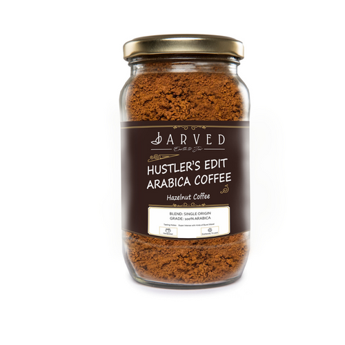 Hustler's Edit Hazelnut instant coffee